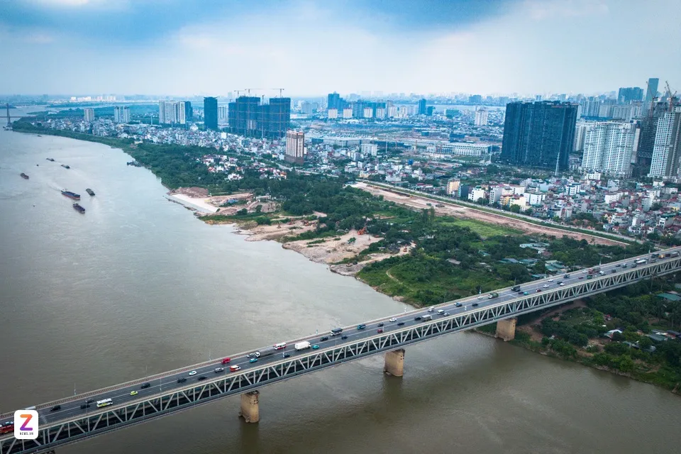 Lộ diện công viên đầu tiên trên trục đại lộ cảnh quan sông Hồng